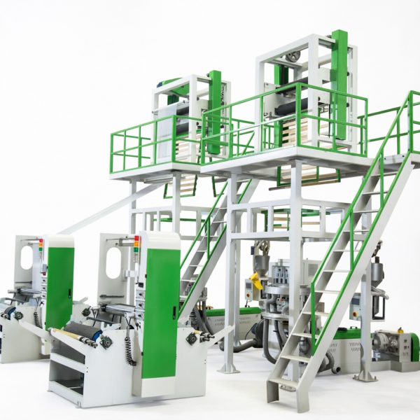 HDPE/LDPE Високошвидкісна машина для видування пластикової плівки Ціна
